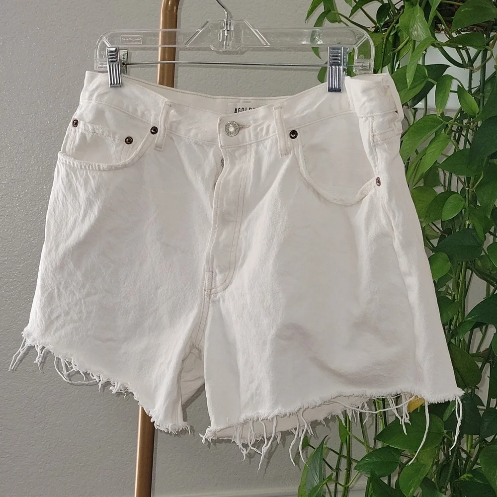 AGOLDE Parker Long Jean Shorts Size 31